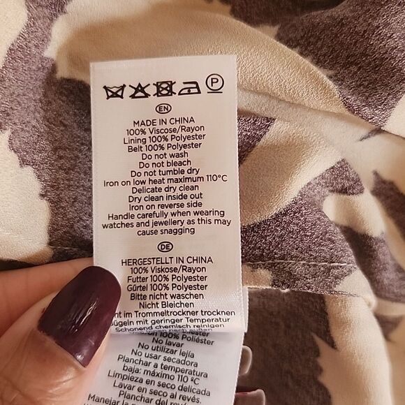 - Hobbs London button up dress sz 8 - Picture 6 of 6